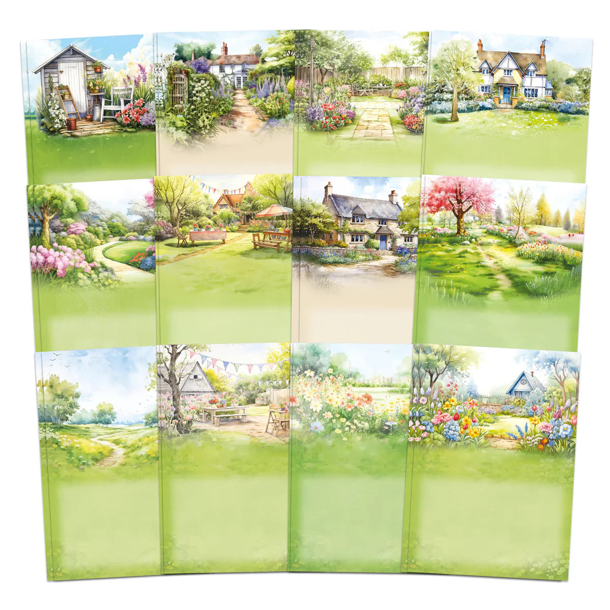 Picket Fence Scene Stash, 24 sheets