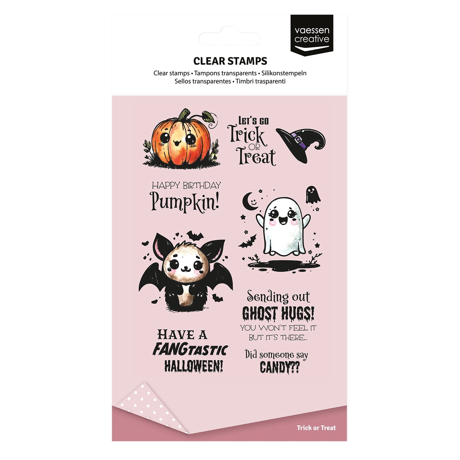 Vaessen Creative • Clear Stamps Trick or Treat 9pcs