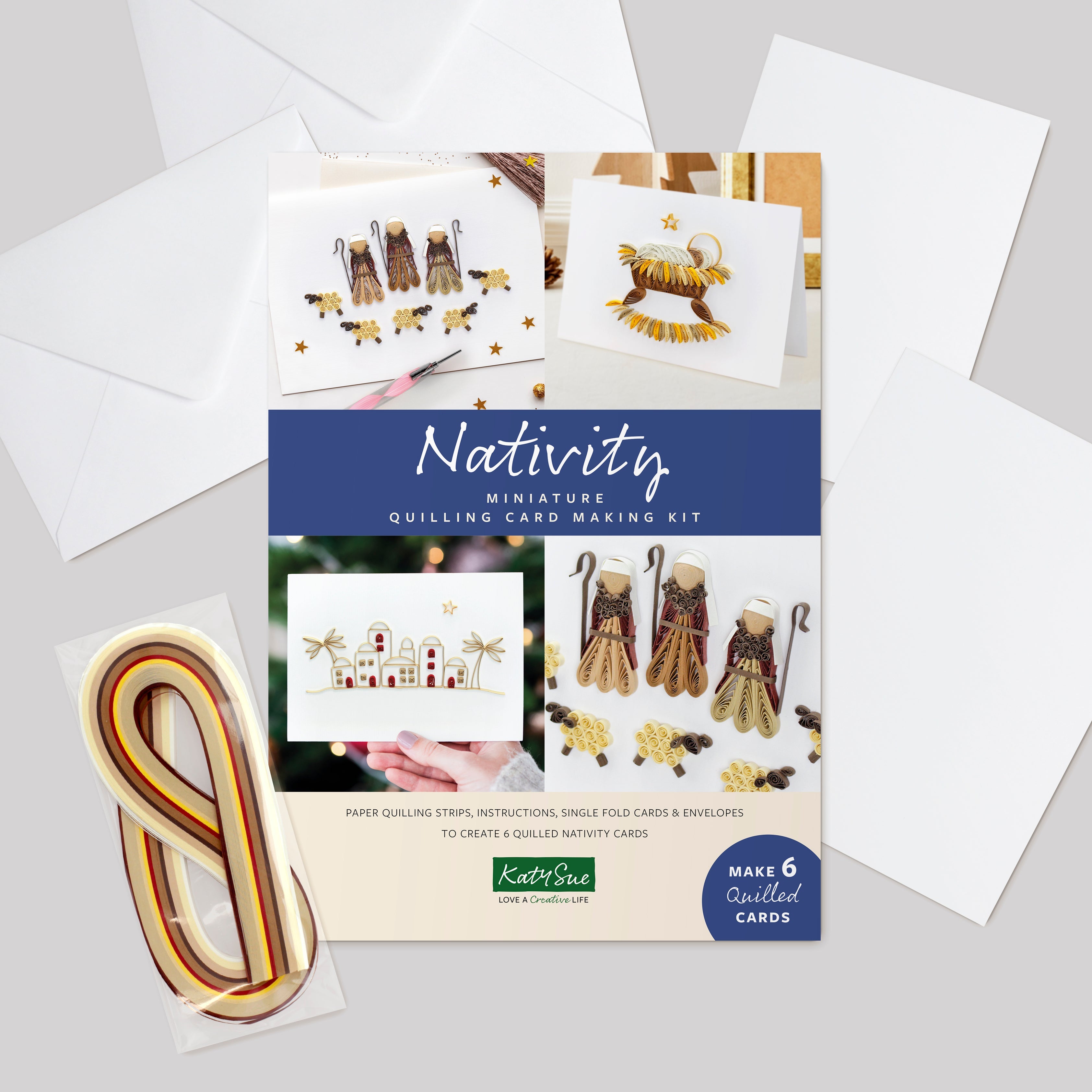 Miniature Nativity Quilling Kit
