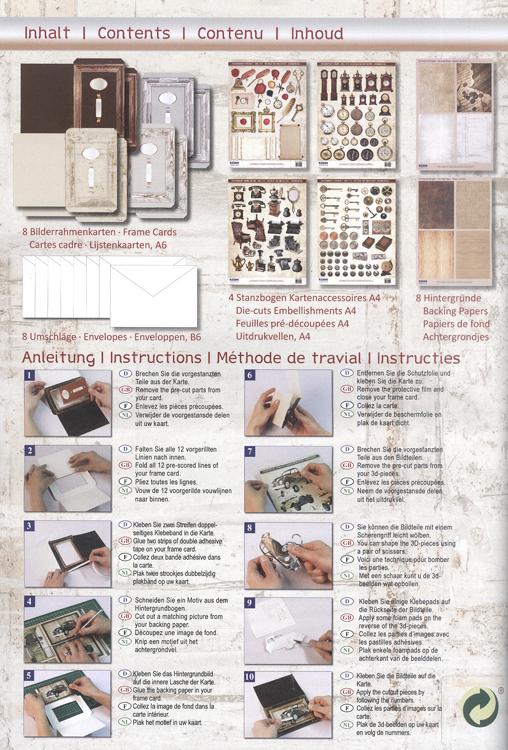 3D Precut Picture Frame Cards-Vintage 1