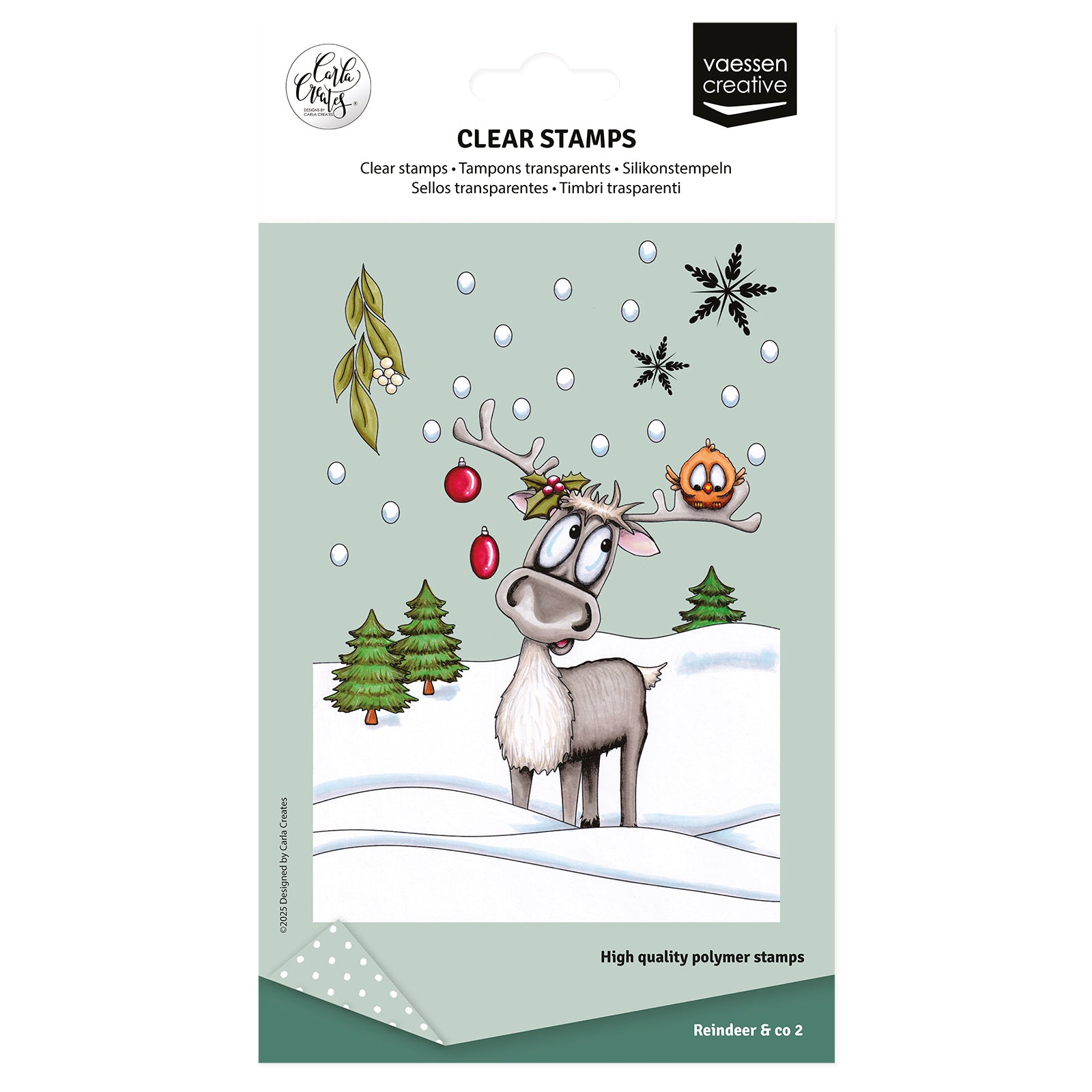 Vaessen Creative • Clear Stamps Reindeer & Co 2 14pcs