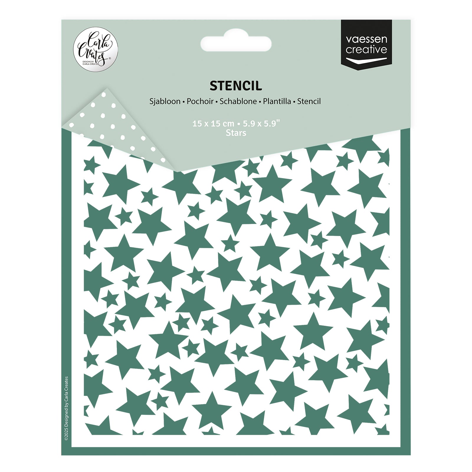 Vaessen Creative • Stencil Stars 5.9x5.9in