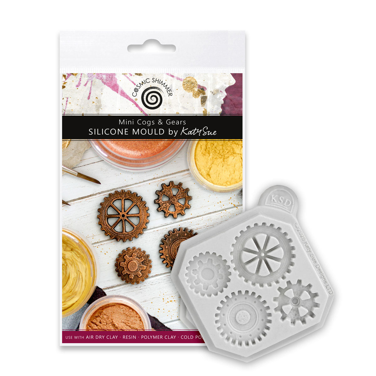 Cosmic Shimmer Mini Cogs and Gears Silicone Mould