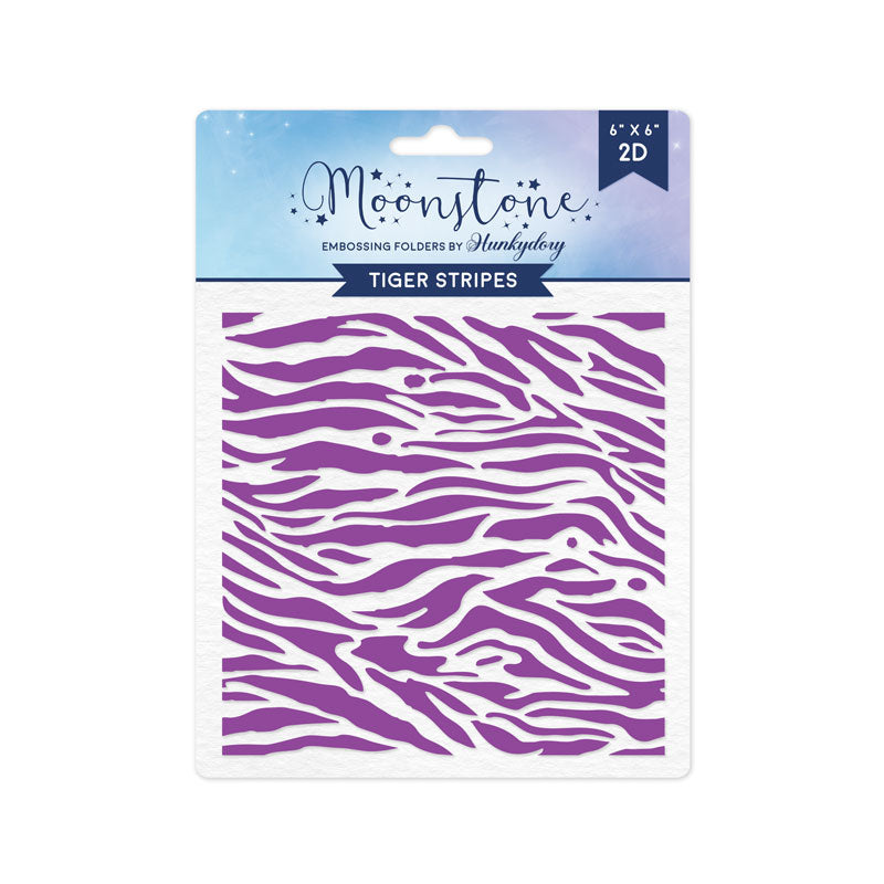 Moonstone Embossing Folders - Tiger Stripes