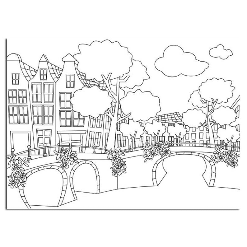 Picture Embossing Folder - Canals