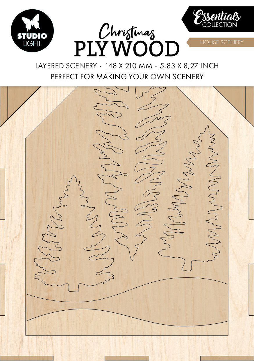 SL Plywood House Scenery Essentials 6 Pieces