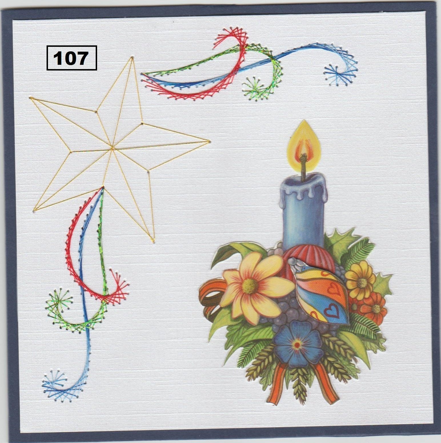 Laura's Design Digital Embroidery Pattern - Large Star Corner