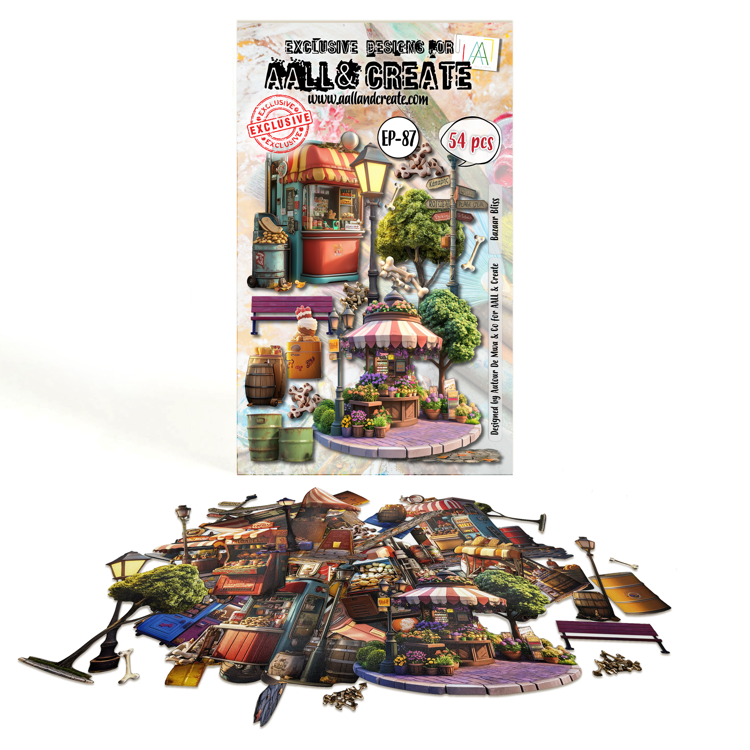 AALL and Create - Ephemera Die-Cuts - Bazaar Bliss